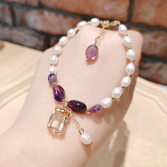 Peach Blossom Baroque Pearl Bracelet
