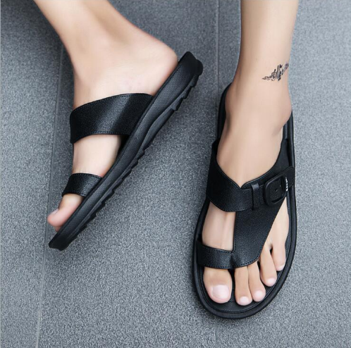 Summer youth dual-use male splint off shoes