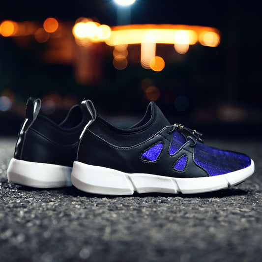LED luminous mesh shoes