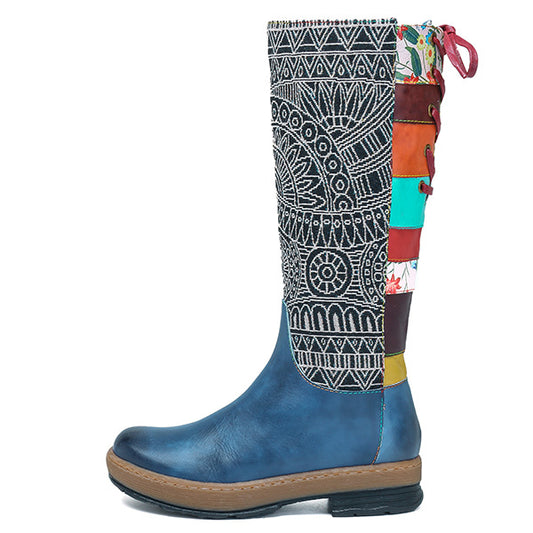 Vintage Mid-calf Boots Women