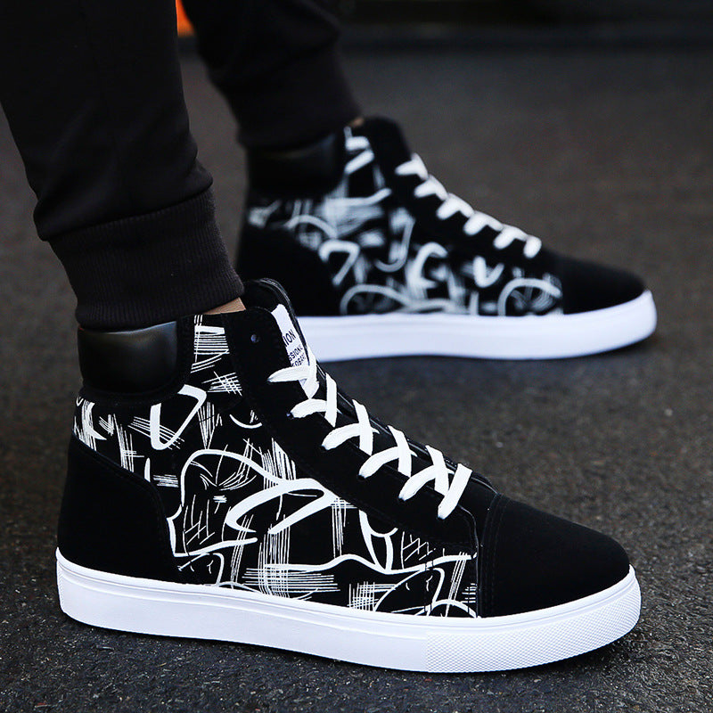 Spring high top shoes