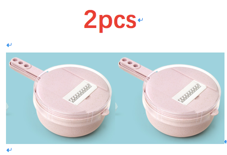 8 In 1 Vegetable Slicer With Strainer Vegetable Cutter