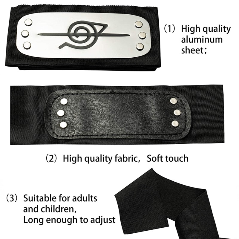 Anime Boruto Accessories Headbands