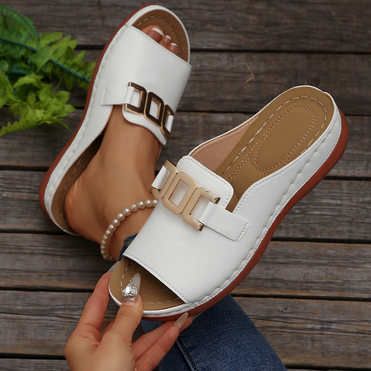 Slippers Outdoor Thick Bottom Roman