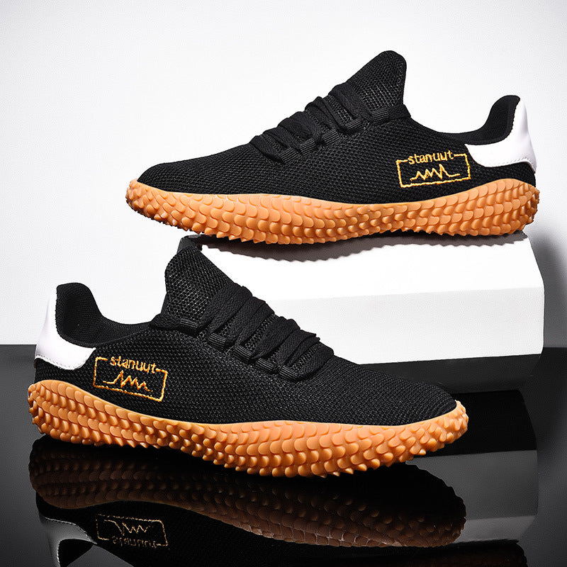 Spring and Summer Flying Woven Casual Shoes