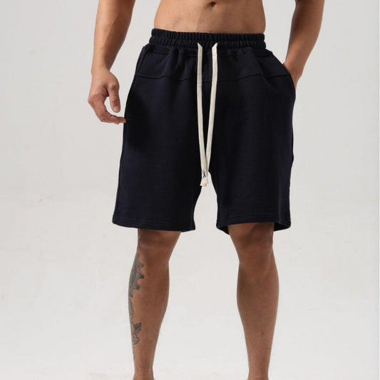 Mens Loose-fitting Cotton Shorts For Sports And Casual Wear