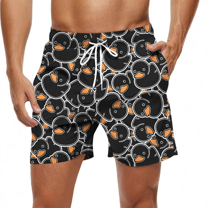 3D Printed Men's Casual Beach Pants