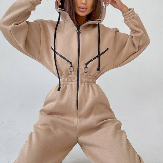 Casual Women Basic Hoodie Two Piece Sets
