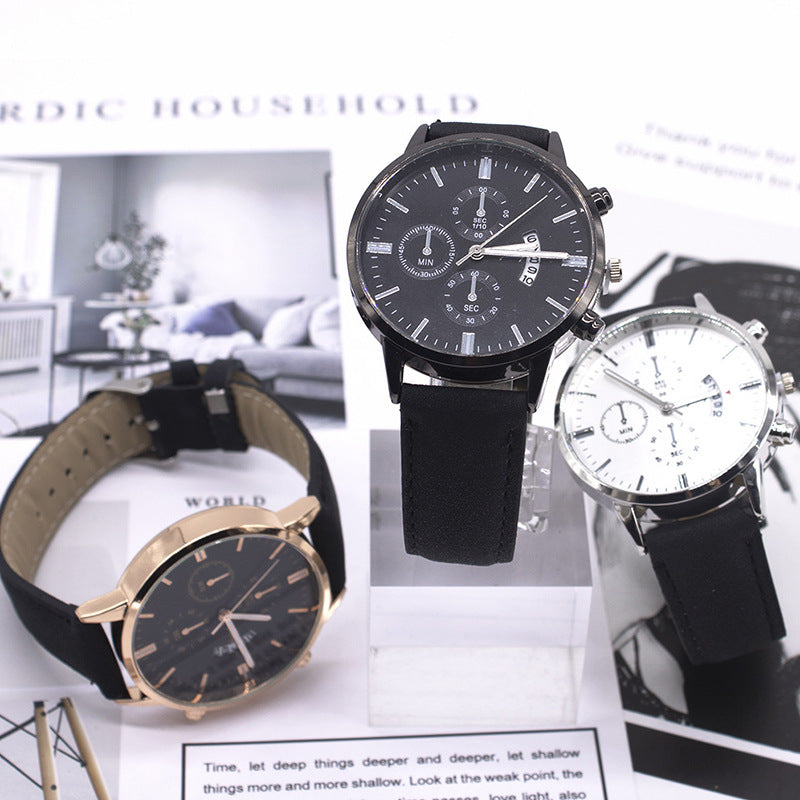 Dial Quartz Watch And Bracelet