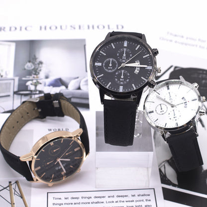 Dial Quartz Watch And Bracelet