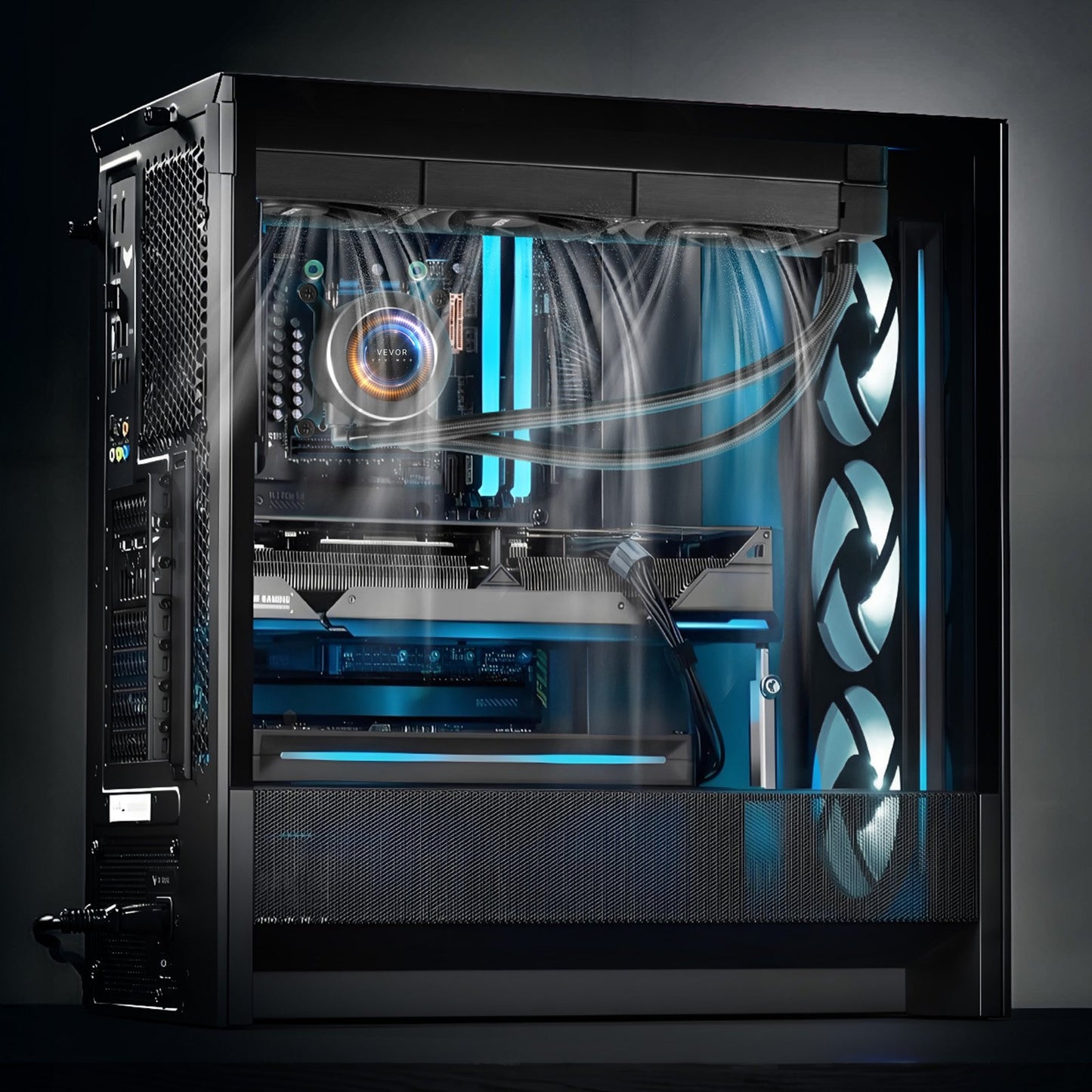 CPU Liquid Cooler AIO CPU Water Cooler With 3 PWN Fans(120 Mm) Intel AMD