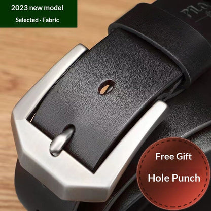 Mens Versatile Casual Business Denim Belt