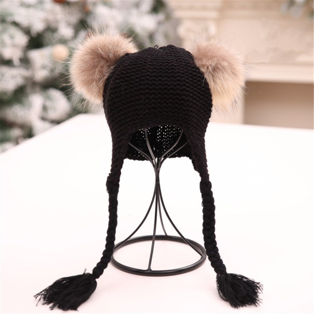 Baby Knitted Hat Keeps Warm
