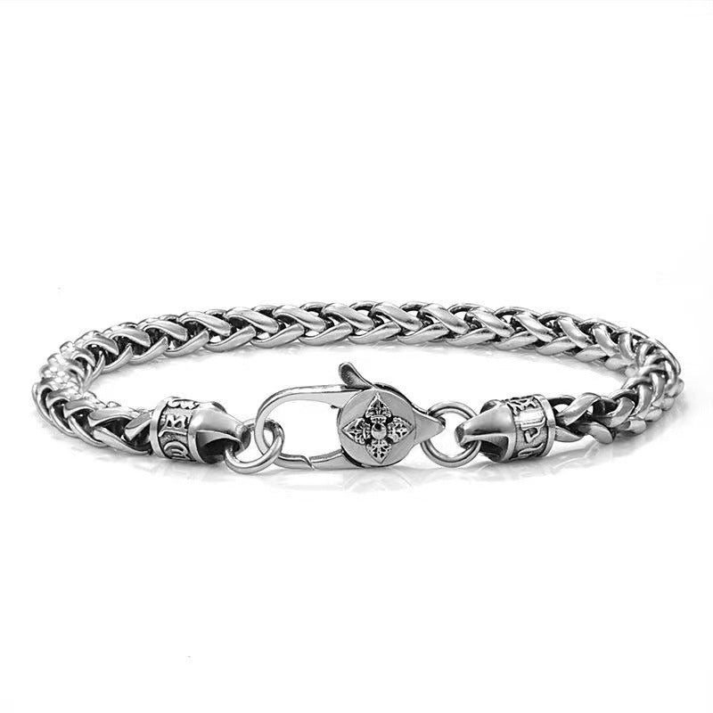 Retro Six Character WBone Bracelet ords