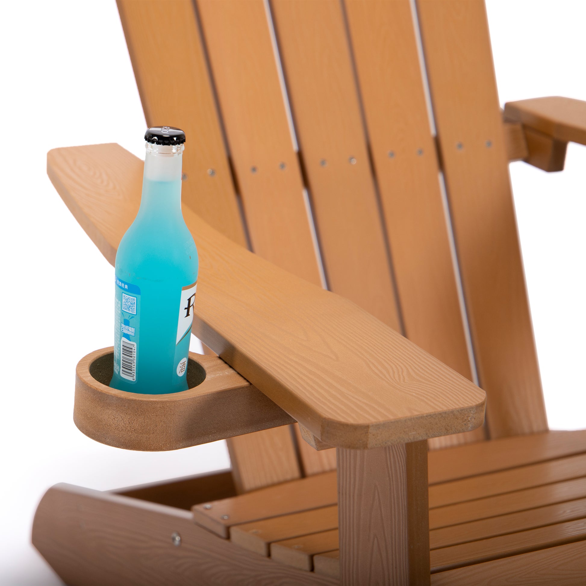 TALE Adirondack Chair Backyard Outdoor Furniture Painted Seating With Cup Holder All-Weather And Fade-Resistant Plastic Wood Ban Amazon - Catch And Ship