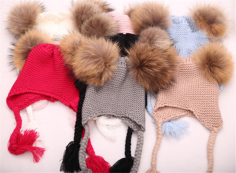 Baby Knitted Hat Keeps Warm