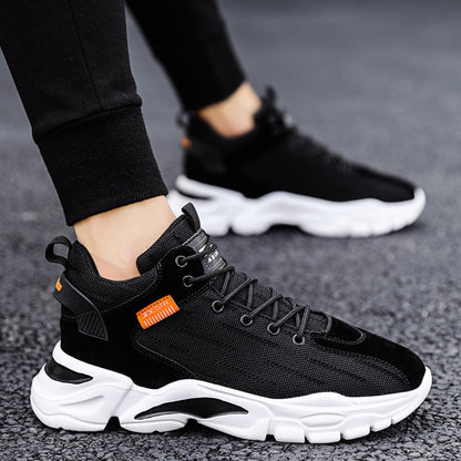 New High-top Flying Woven Sports Men's Shoes