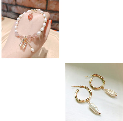 Peach Blossom Baroque Pearl Bracelet
