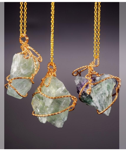 Natural stone pendant