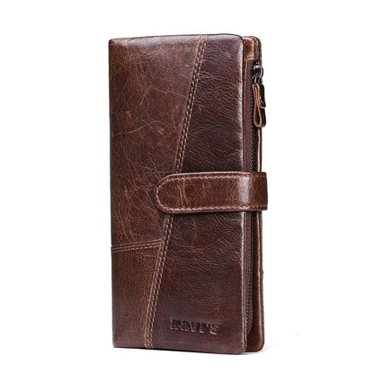 KAVIS Genuine Leather Women Wallet