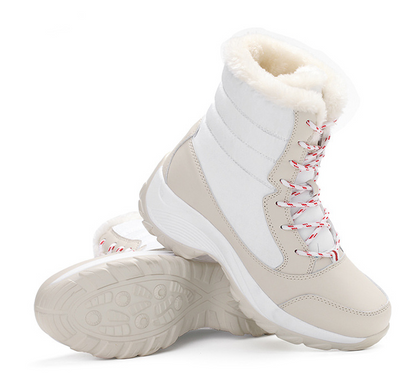Waterproof Ladies Cotton Shoes Boots