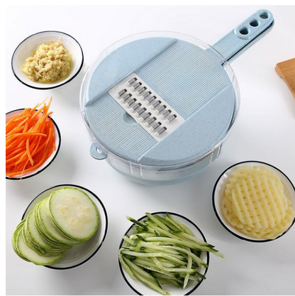 8 In 1 Vegetable Slicer With Strainer Vegetable Cutter