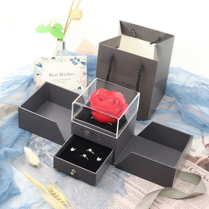 Rose Jewelry Box, Makeup Storage