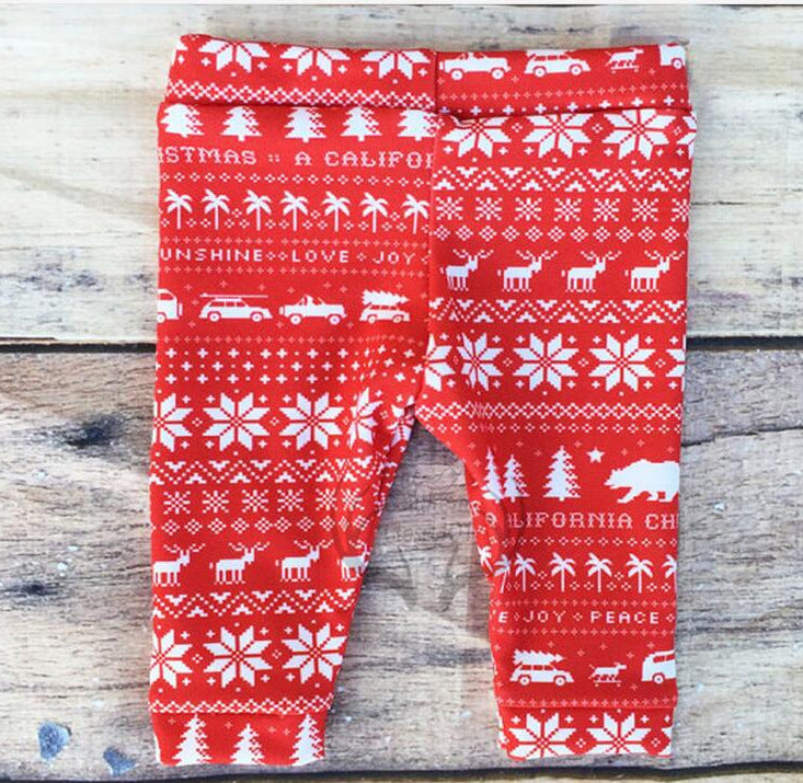 Red Christmas Set Baby Harness 3 Piece Set