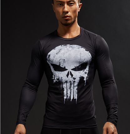 Punisher Men Compression Shirts