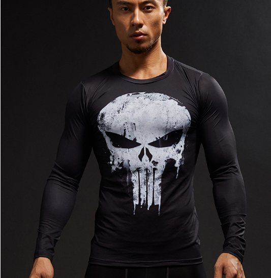Punisher Men Compression Shirts