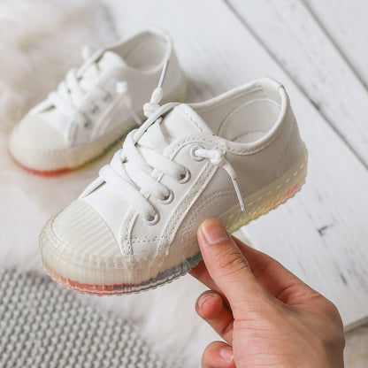 Casual Girls Boys Canvas Shoes Printed