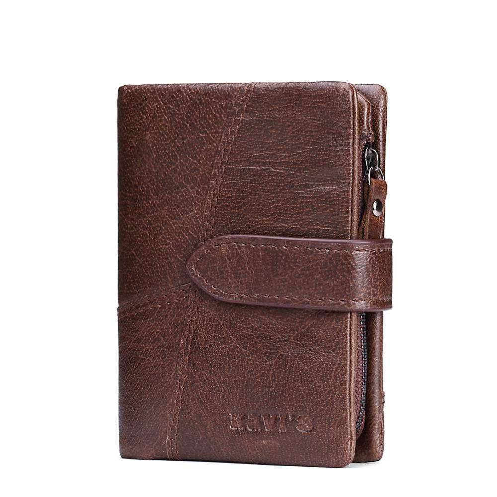 KAVIS Genuine Leather Women Wallet