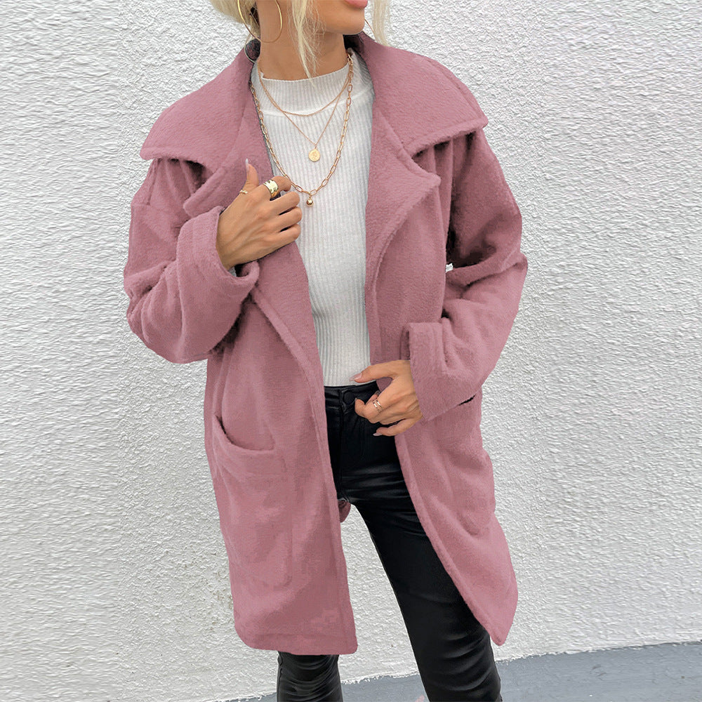 Double-faced Fleece Coat