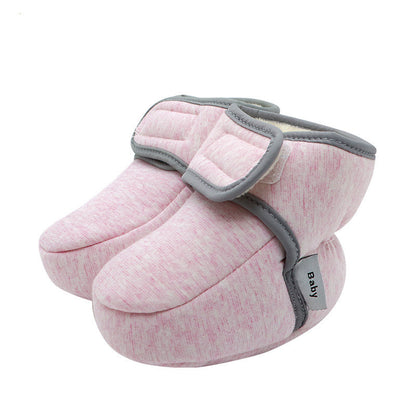 Velcro with Soft Soles for Baby Does Not Come Off Cotton Shoes