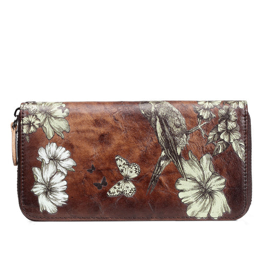 Long Handmade Leather Women's Wallet