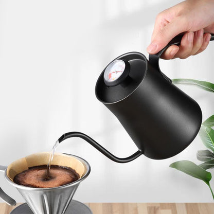 304 Stainless Steel Coffee Pot With Thermometer