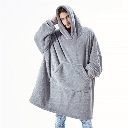 Hoodie Sweatshirt Double-Sided Fleece