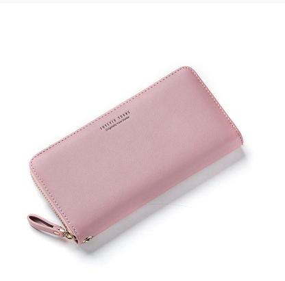 Simple And Fashionable Long Zipper Phone Bag
