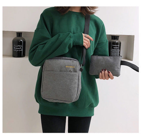 New Casual Backpack Three-piece Outdoor