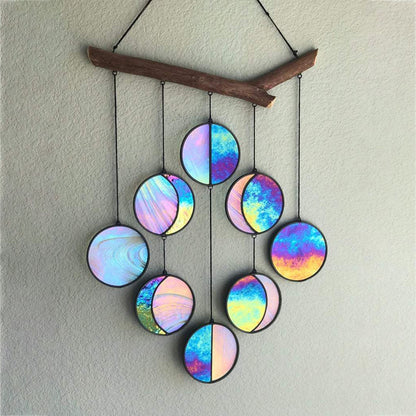 Decor Mirror Art-Rainbow-Moon
