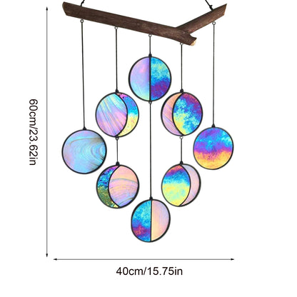 Decor Mirror Art-Rainbow-Moon