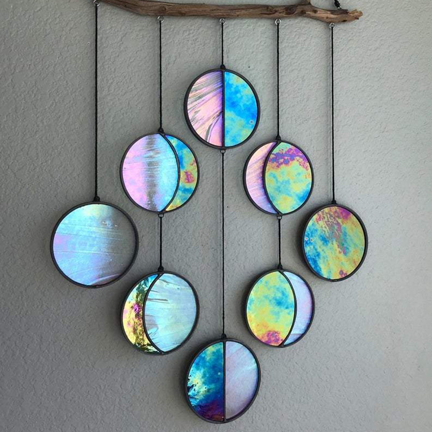 Decor Mirror Art-Rainbow-Moon