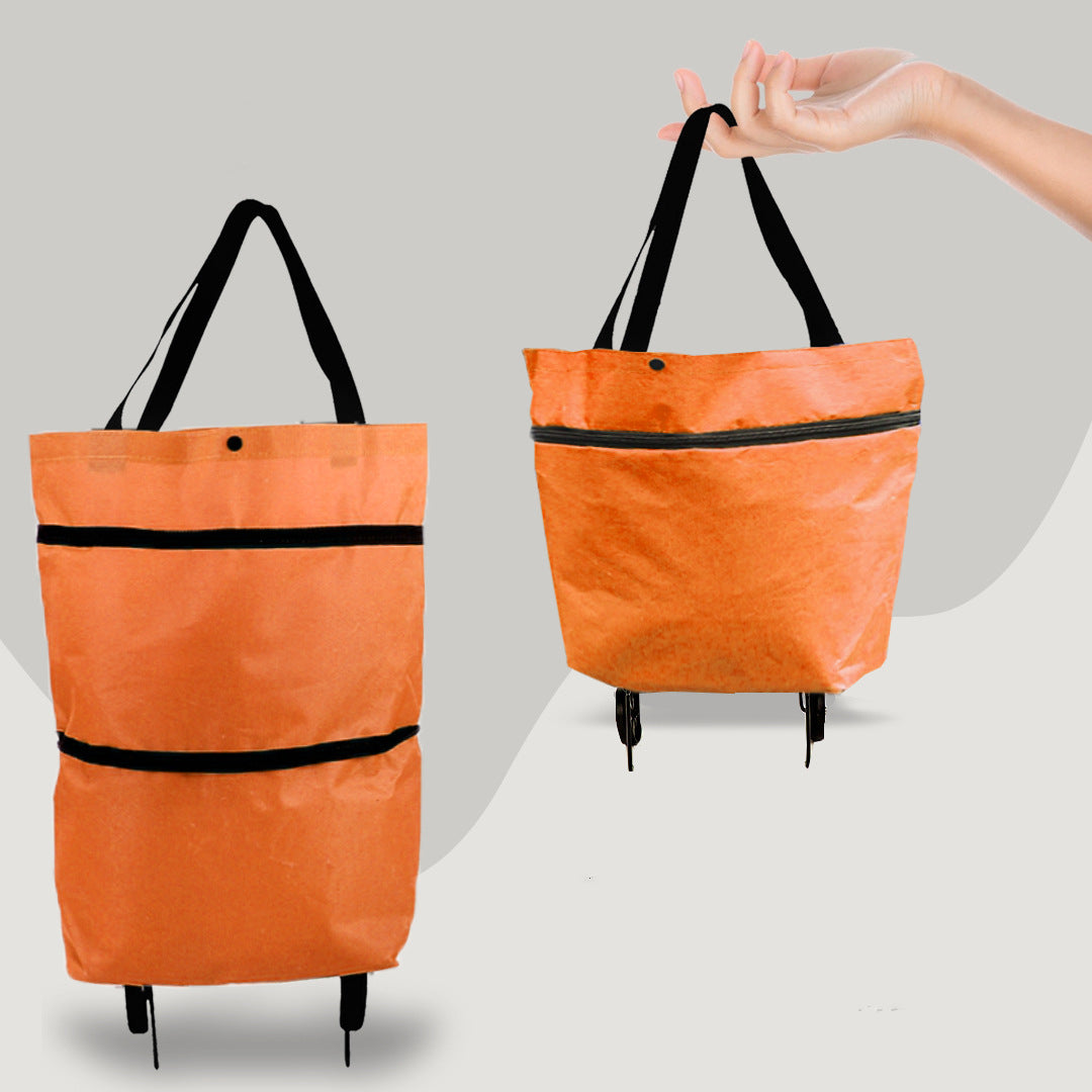 Products 2 in 1 Foldable Shopping Cart