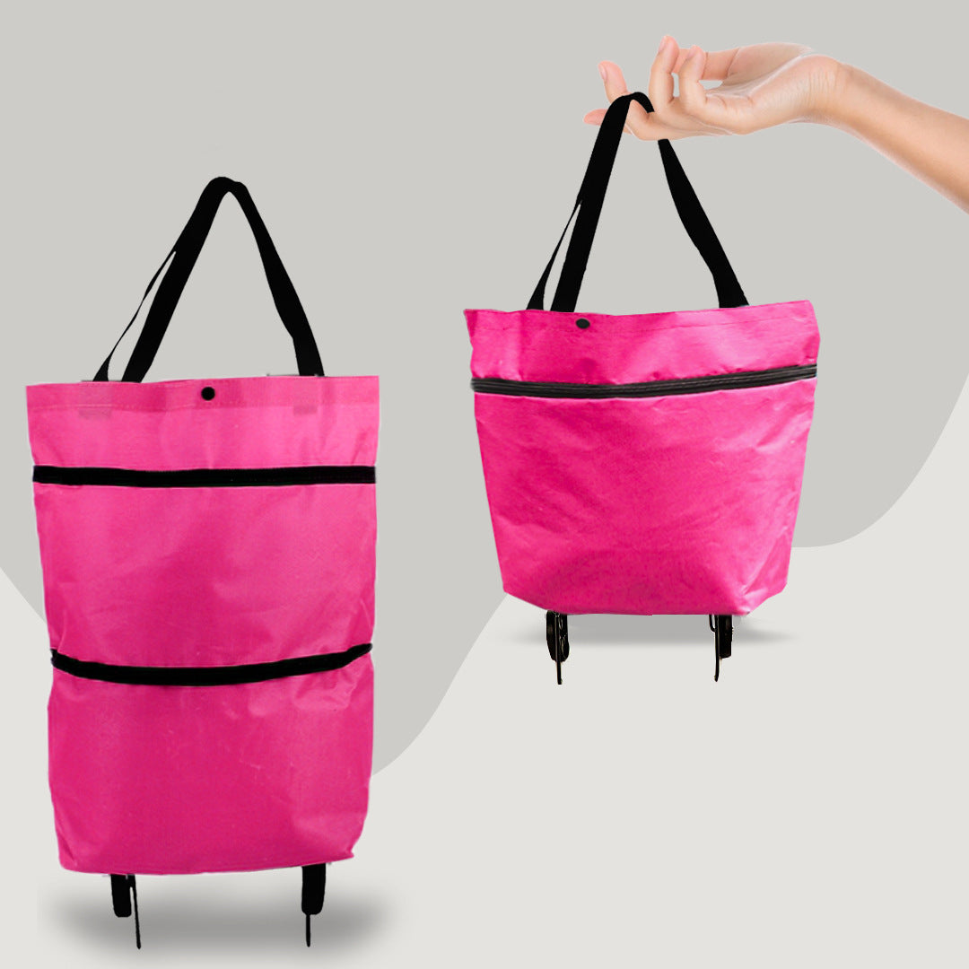 Products 2 in 1 Foldable Shopping Cart