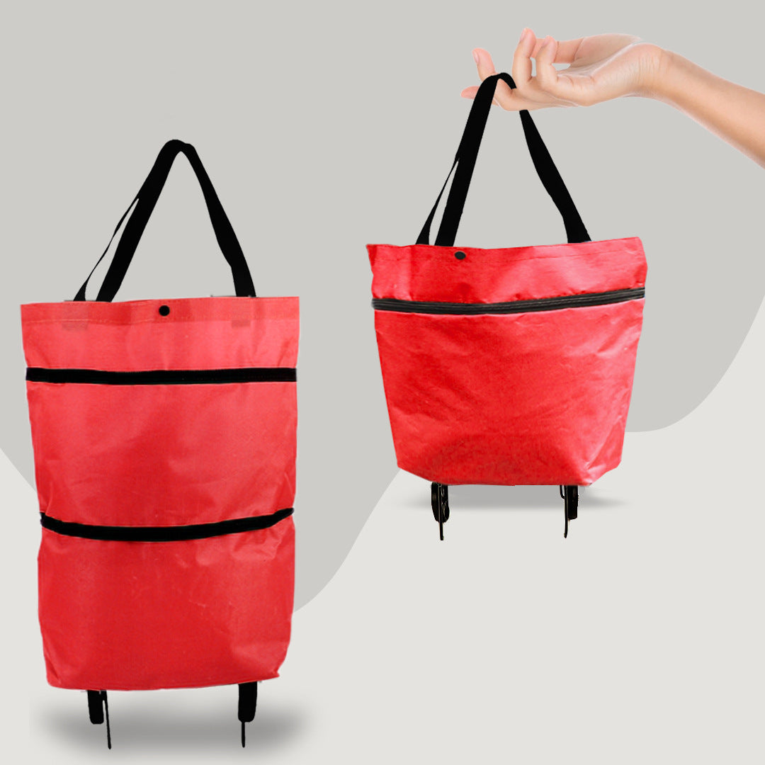 Products 2 in 1 Foldable Shopping Cart
