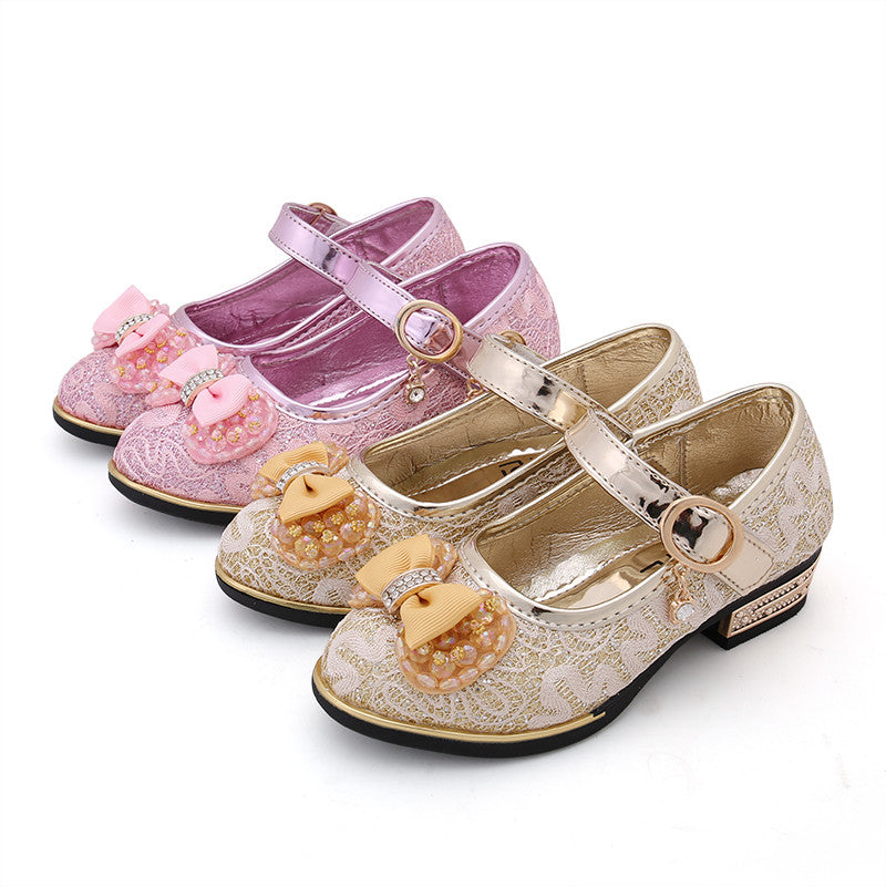 Children's Leather Shoes Princess