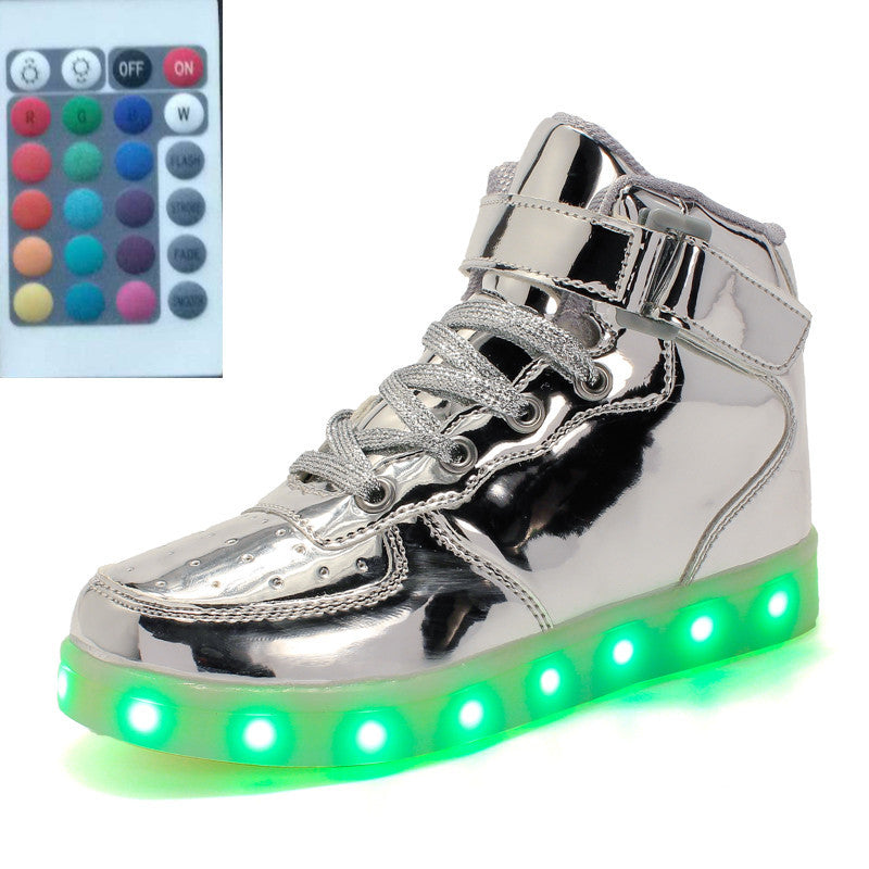 High-top LED Luminous Shoes Remote Control