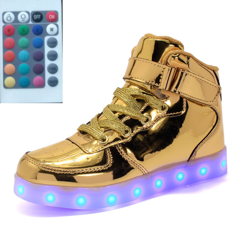 High-top LED Luminous Shoes Remote Control