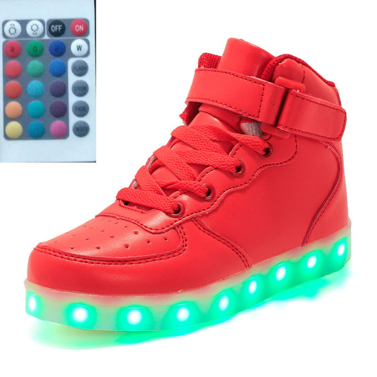 High-top LED Luminous Shoes Remote Control
