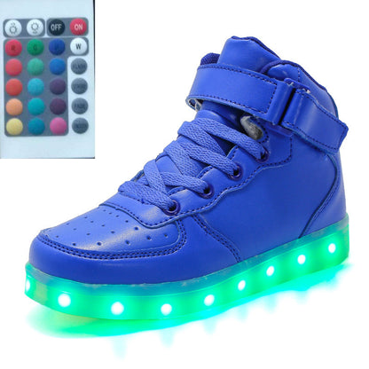 High-top LED Luminous Shoes Remote Control